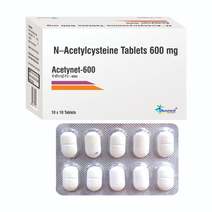 ACETYNET 600 TABLETS