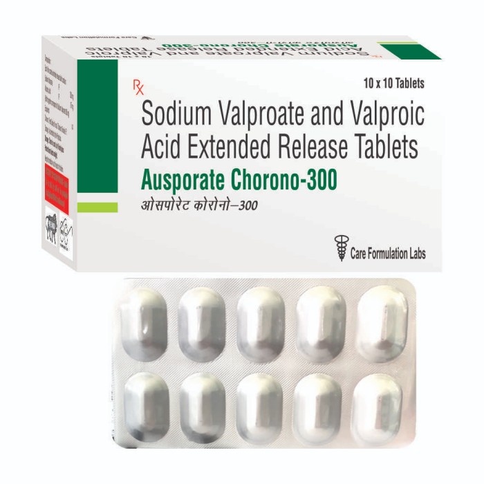 AUSPORATE CHORONO 300 TABLETS