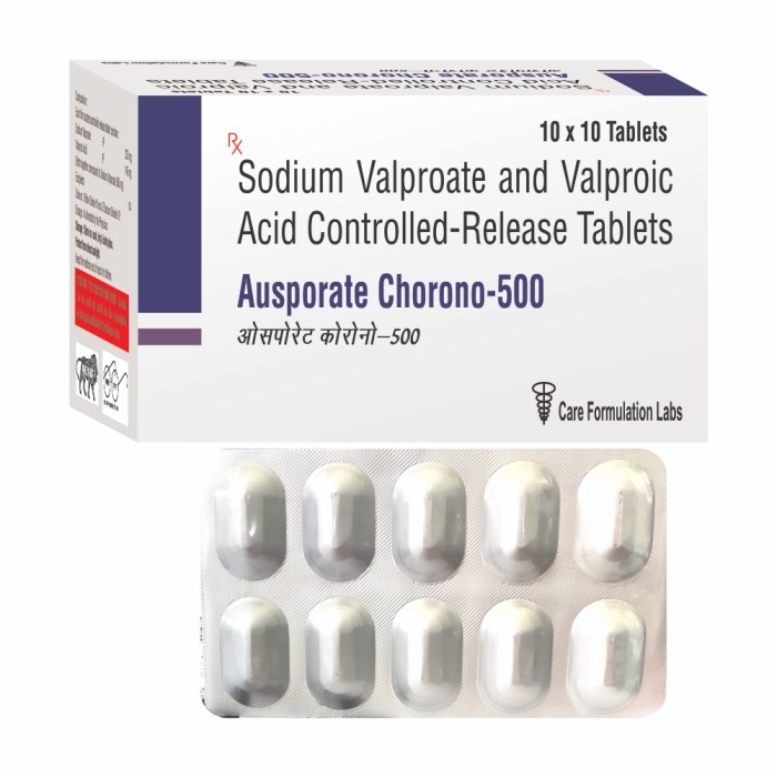 AUSPORATE CHORONO 500 TABLETS