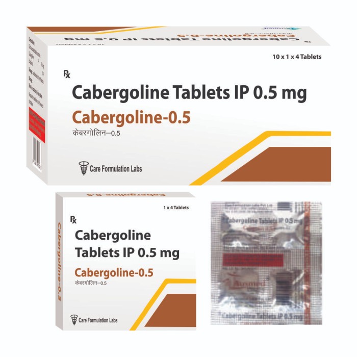 CABERGOLINE 0.5