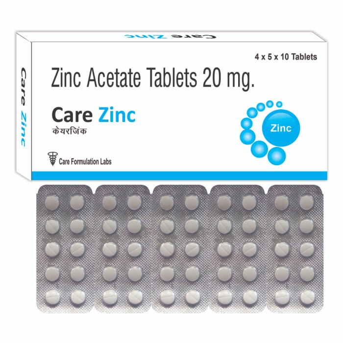 CARE ZINC