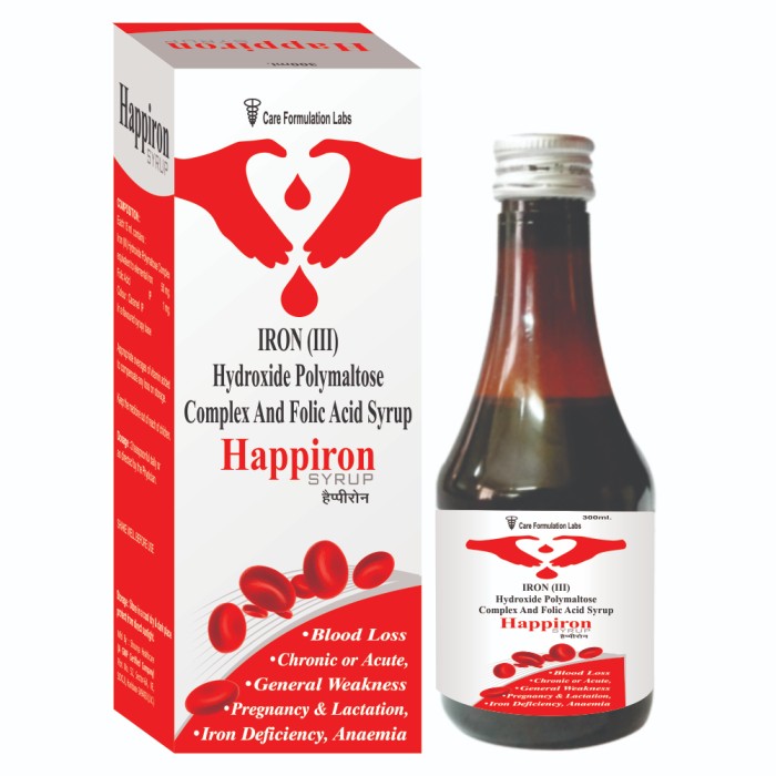 HAPPIRON 300ml. syrup