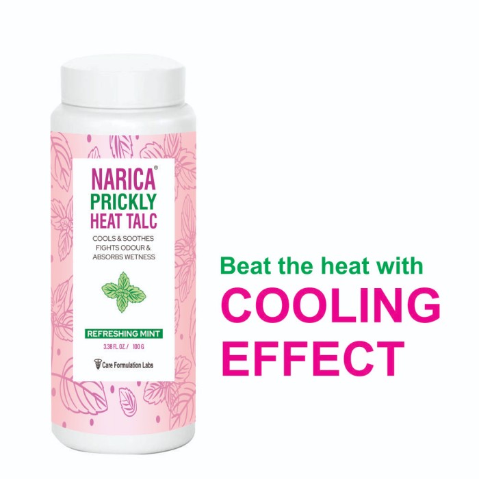 NARICA PRICKLY HEAT TALC 100GM